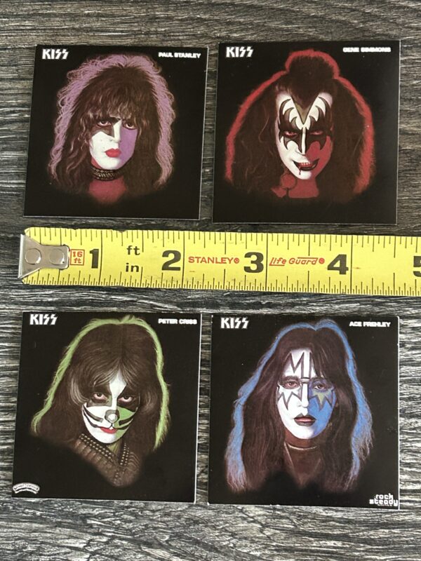 KISS Magnet 1978 Solo Albums Set Gene Paul Peter Ace Vintage Kiss Memorabilia