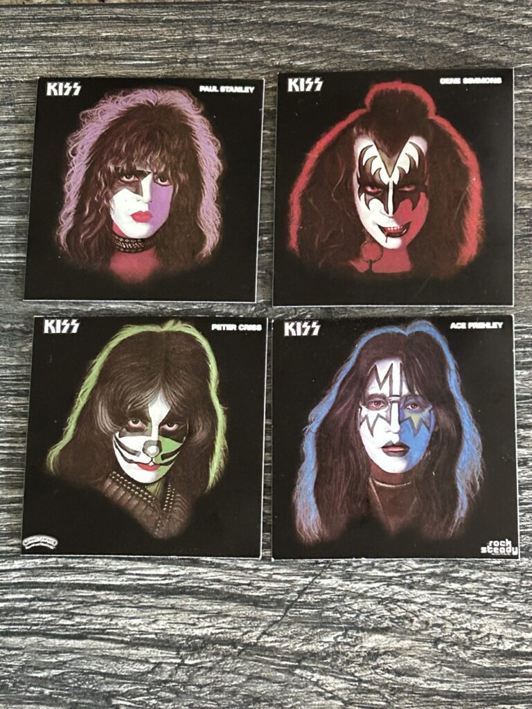 KISS Magnet 1978 Solo Albums Set Gene Paul Peter Ace Vintage Kiss Memorabilia