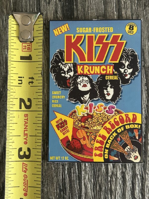 KISS Magnet Kiss Krunch Cereal Vintage Kiss Memorabilia Aucoin Fantasy Item