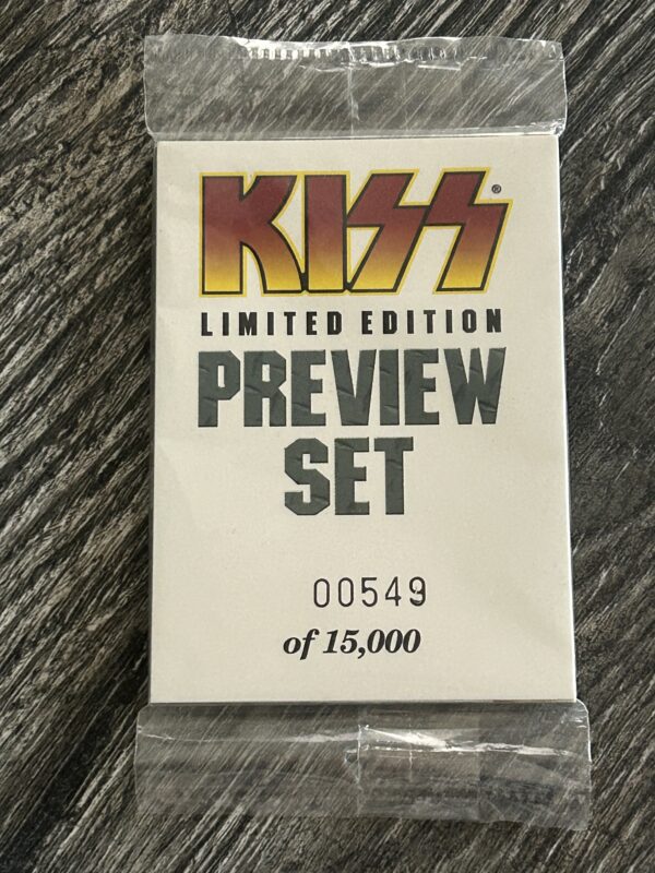 KISS Cornerstone Card Preview Set Ltd Ed SEALED 1997 Vintage Kiss Memorabilia