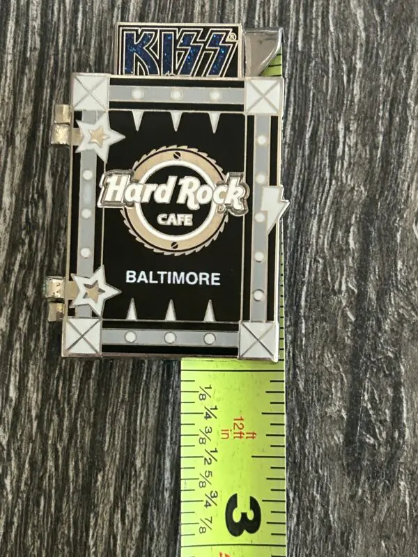 KISS Hard Rock Café Pin Badge Door PAUL STANLEY Alive 2 Baltimore 2007 LE 500