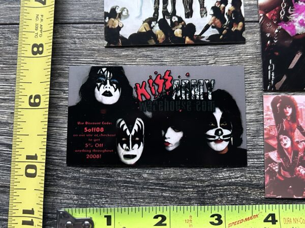 KISS Band Magnet 9pc Lot Vintage Kiss Memorabilia 1975-1982 Gene Ace Paul Peter