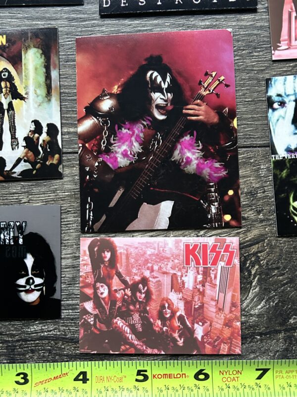 KISS Band Magnet 9pc Lot Vintage Kiss Memorabilia 1975-1982 Gene Ace Paul Peter