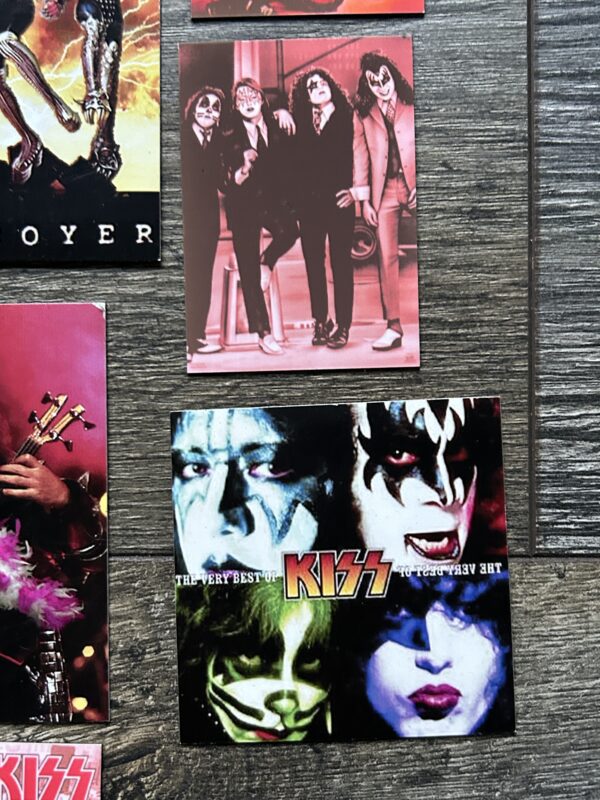 KISS Band Magnet 9pc Lot Vintage Kiss Memorabilia 1975-1982 Gene Ace Paul Peter