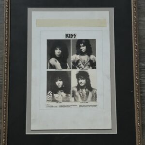 KISS Display Animalize Press Kit Promo Photo Master Proof Layout Vintage Kiss