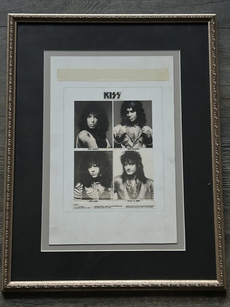 KISS Display Animalize Press Kit Promo Photo Master Proof Layout Vintage Kiss