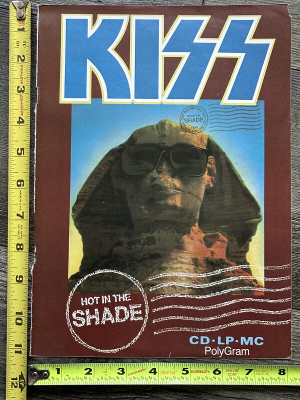 KISS Ad Advert Hot In The Shade Italy Vinyl Cassette CD Vintage Kiss Carr Kulick