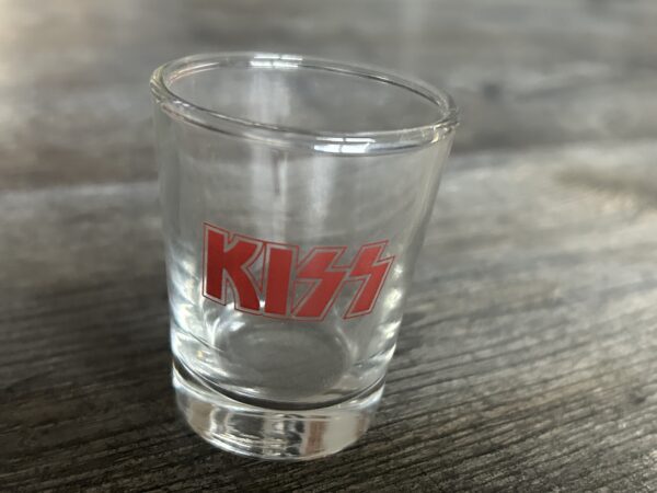 KISS Shot Glass Summit 1994 Logo Centered Vintage Kiss Memorabilia Barware A