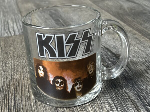 KISS Coffee Mug Summit Debut Album Outtake 3 5/8" 1995 Vintage Kiss Memorabilia