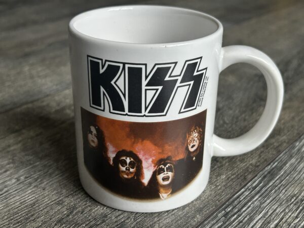 KISS Coffee Mug Summit White Ceramic Debut Album 1995 Vintage Kiss Memorabilia