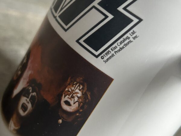 KISS Coffee Mug Summit White Ceramic Debut Album 1995 Vintage Kiss Memorabilia