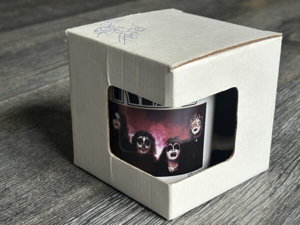 KISS Coffee Mug Summit VARIATION Copyright Debut Album 1995 BOX Vintage Kiss