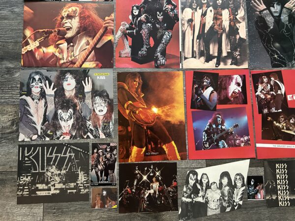 KISS Clippings 42pc Lot Destroyer & Rock And Roll Over Era Vintage Kiss Aucoin