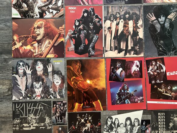 KISS Clippings 42pc Lot Destroyer & Rock And Roll Over Era Vintage Kiss Aucoin