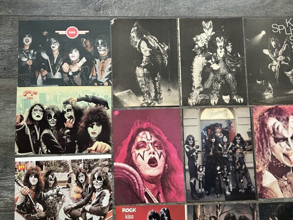 KISS Clippings 42pc Lot Destroyer & Rock And Roll Over Era Vintage Kiss Aucoin