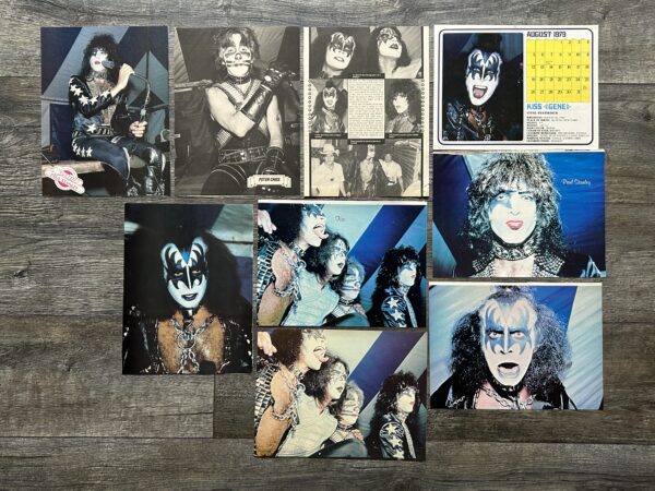 KISS Clippings Lot Kiss Meets The Phantom Press Conference Vintage Kiss Aucoin