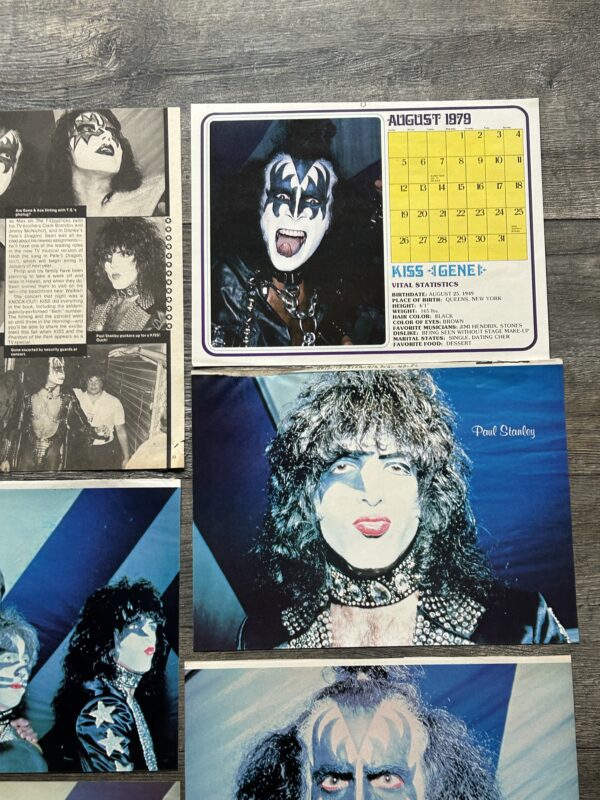 KISS Clippings Lot Kiss Meets The Phantom Press Conference Vintage Kiss Aucoin