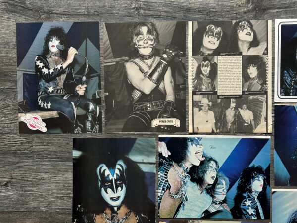 KISS Clippings Lot Kiss Meets The Phantom Press Conference Vintage Kiss Aucoin