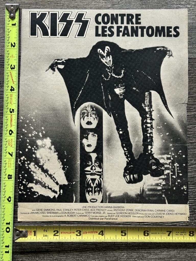 KISS Meets The Phantom Ad Advert Attack Of Phantoms France Vintage Kiss Aucoin