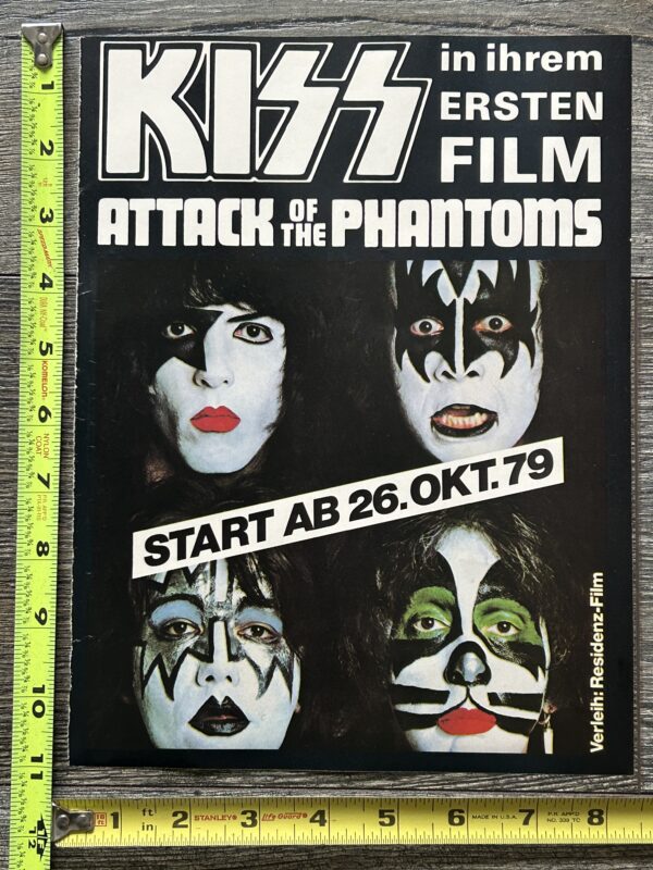 KISS Meets The Phantom Ad Advert Attack Of Phantoms Germany Vintage Kiss Aucoin