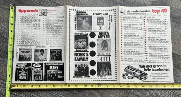 KISS Ad Advert Shout It Out Loud Vinyl Single Netherlands Vintage Kiss Aucoin