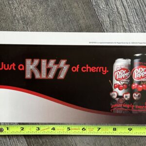 KISS Store Display Promo Dr. Pepper Kiss Of Cherry 2010 Vintage Kiss Memorabilia