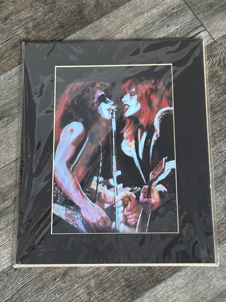 KISS Art Print Rock And Roll Over Concert Tour ACE FREHLEY PAUL Vintage Kiss