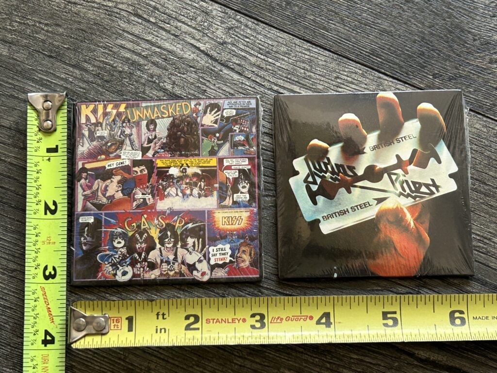 KISS Chubops Unmasked Mini Gum Vinyl Album Shrinkwrap 1980 Vintage Kiss Aucoin