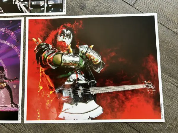 KISS 8x10 Photo Set 2014 Concert Tour OFFICIAL Vintage Kiss Gene Paul Tommy Eric