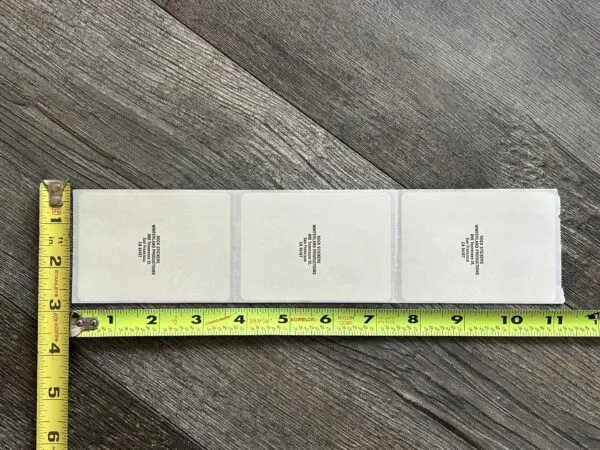 KISS Sticker Animalize 3pc Strip Heaven's On Fire Video 1984 UNUSED Vintage Kiss - Image 2