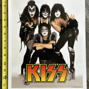 KISS Photo 11x14 Meet Greet VIP Pack 2003 Domination Concert Tour Vintage Kiss