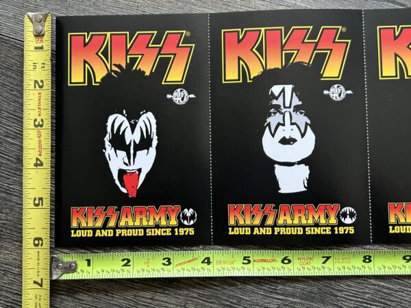 KISS Postcard Set Kiss Army Fan Club 2013 Vintage Kiss Paul Gene Tommy Eric