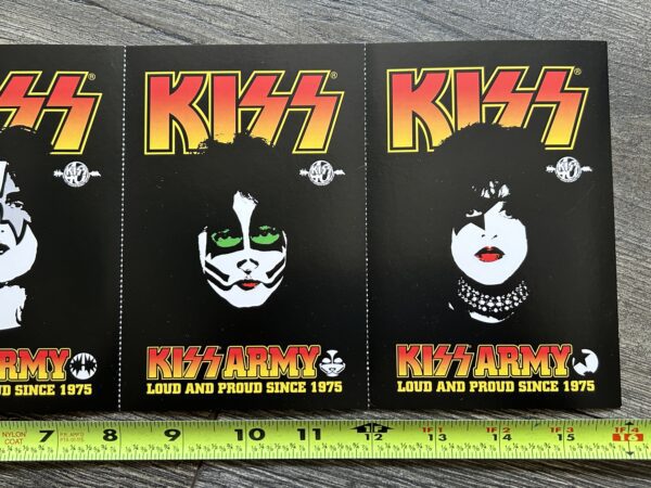 KISS Postcard Set Kiss Army Fan Club 2013 Vintage Kiss Paul Gene Tommy Eric