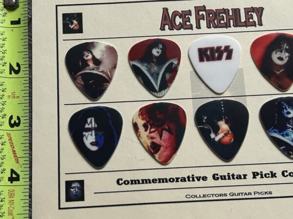 KISS Guitar Pick 10pc Set ACE FREHLEY Commemorative Collection Vintage Kiss