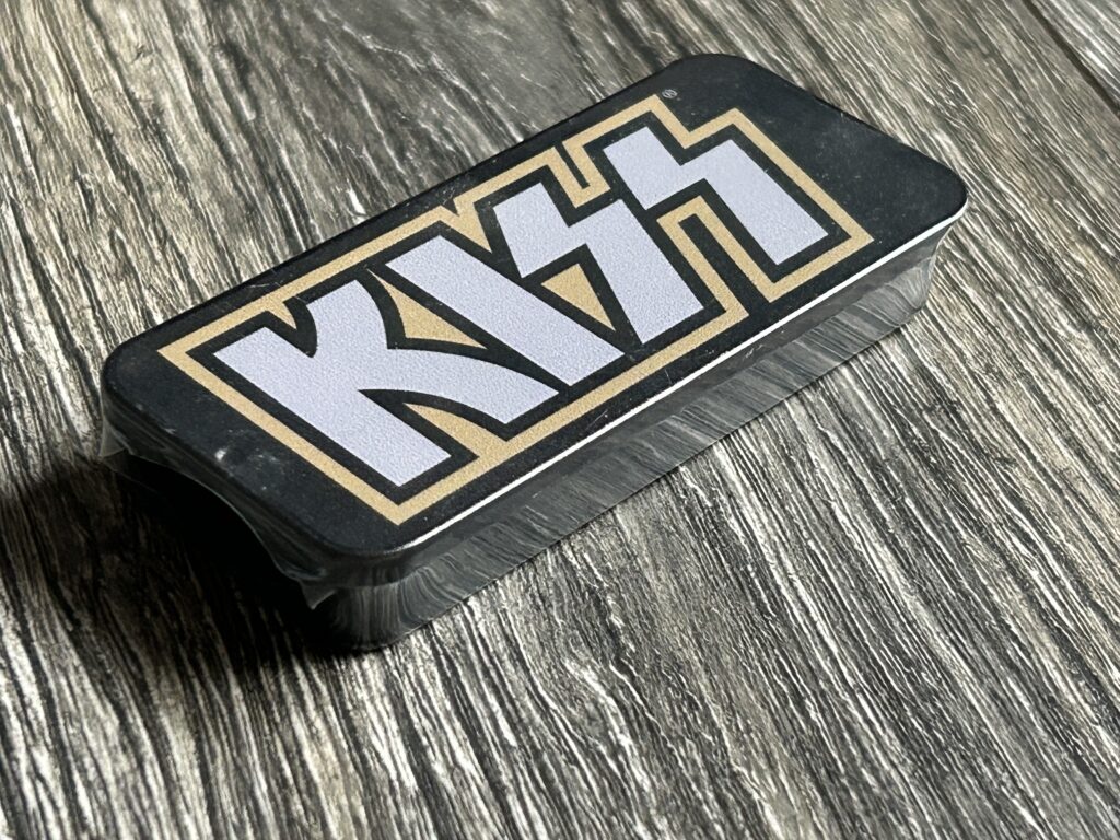KISS Guitar Pick 4pc Set Sealed Tin Monster Concert Tour 2013 VIP Meet & Greet