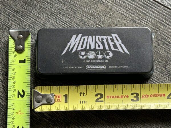 KISS Guitar Pick 4pc Set Sealed Tin Monster Concert Tour 2013 VIP Meet & Greet