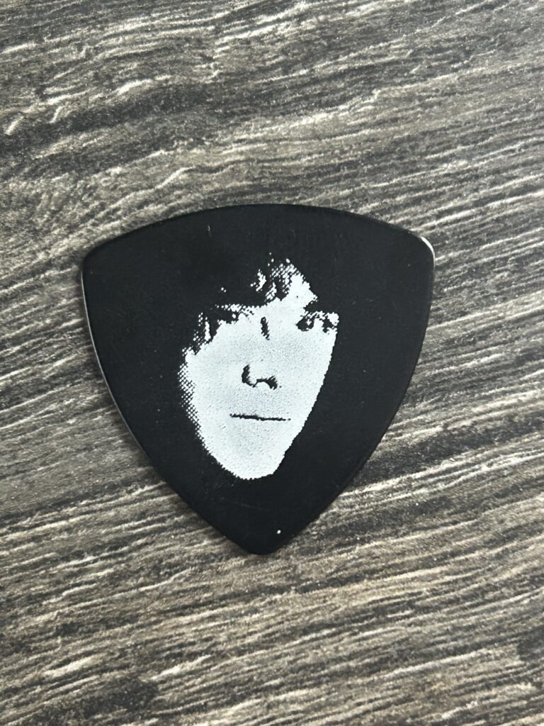 KISS Guitar Pick Eric Carr Face 10th Anniversary Face Signature Vintage Kiss