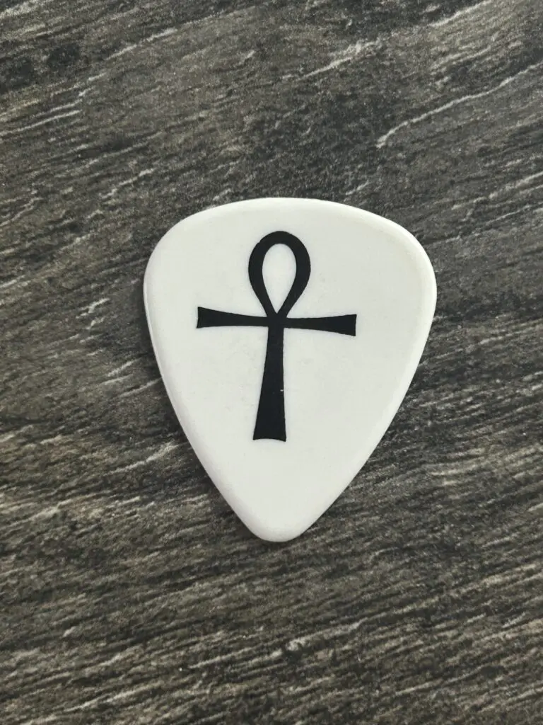 Kiss Guitar Pick VINNIE VINCENT Euphoria Promo 1996 Signature Ankh Vintage Kiss