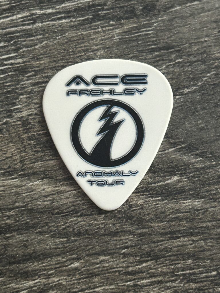 KISS Guitar Pick ACE FREHLEY Anomaly Tour Signature Vintage Kiss Plectrum