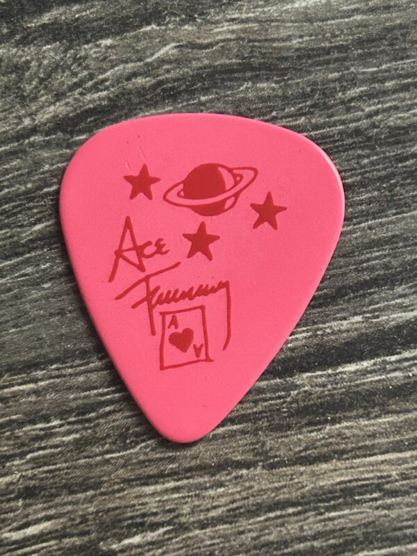 KISS Guitar Pick Farewell Tour ACE FREHLEY Osaka Japan May 22 Pink Vintage Kiss