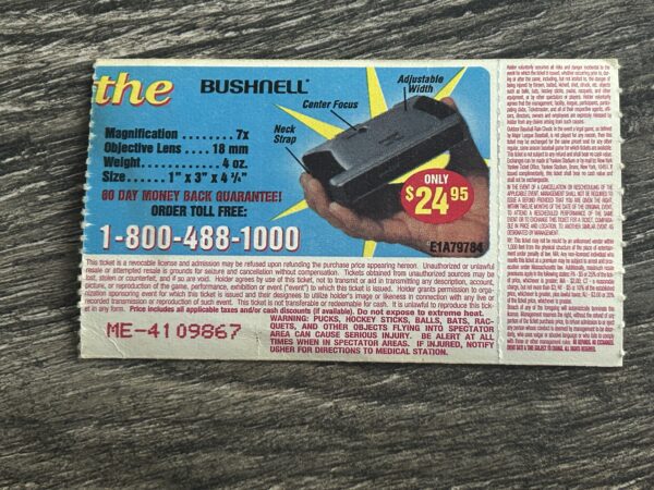 KISS Ticket Stub Farewell Tour Jones Beach NY Concert June 9 2000 Vintage Kiss - Image 2