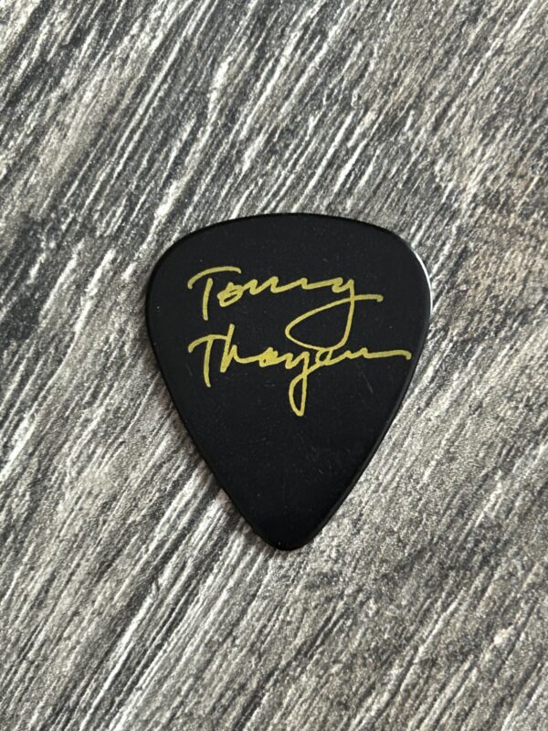 KISS Guitar Pick Hit n Run Tour 2007 Fire Logo Tommy Thayer Vintage Kiss