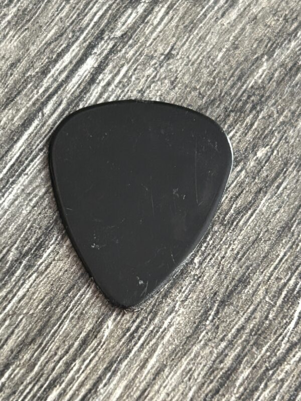 Kiss Guitar Pick ACE FREHLEY Trouble Walkin Concert Tour Black 1 Sided Vintage
