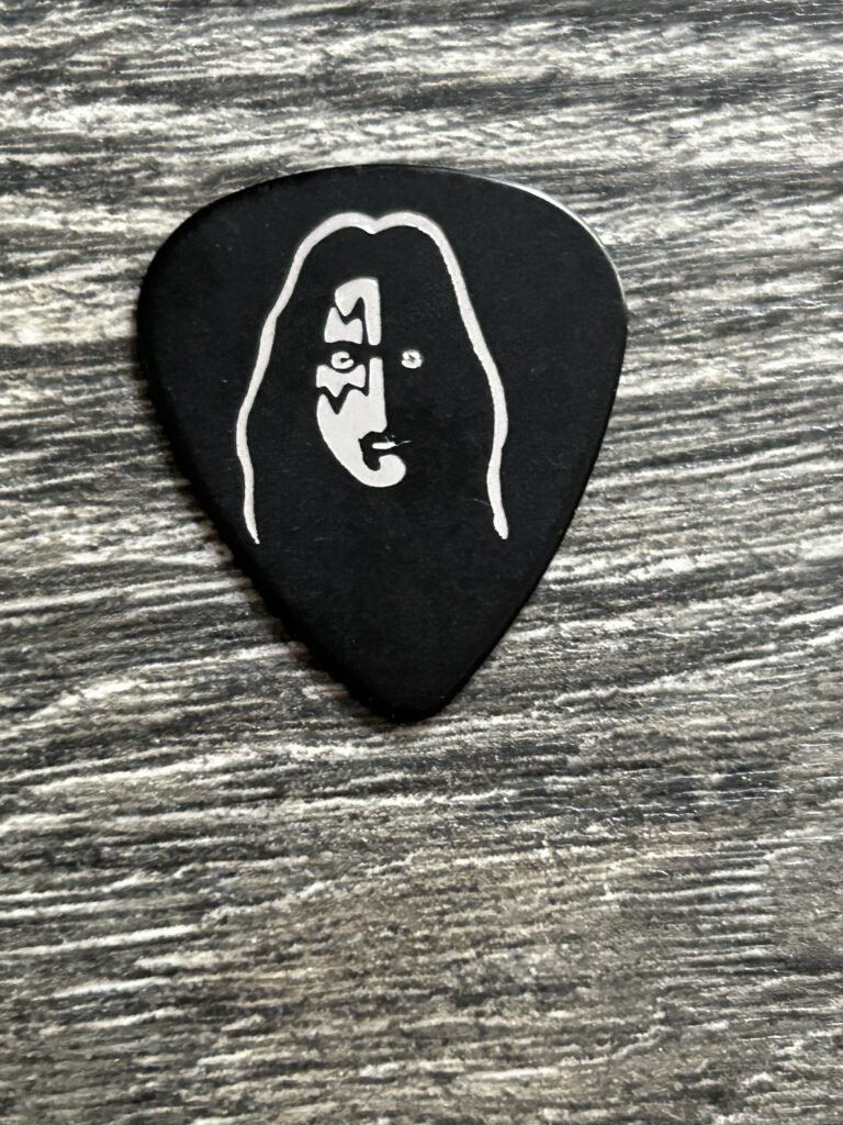 KISS Guitar Pick ACE FREHLEY 1978 Solo Album Gibson 1 Sided Vintage Kiss