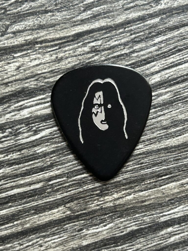 KISS Guitar Pick ACE FREHLEY 1978 Solo Album Gibson USA H 2 Sided Vintage Kiss