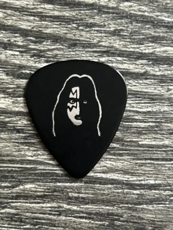 KISS Guitar Pick ACE FREHLEY 1978 Solo Album Gibson USA 2 Sided Vintage Kiss