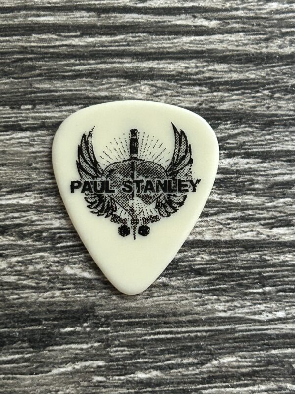 KISS Guitar Pick PAUL STANLEY Live To Win Francis Fran Guitar Tech Vintage Kiss