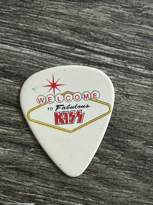 KISS Guitar Pick PAUL STANLEY Las Vegas Residency Concert 2014 Vintage Kiss