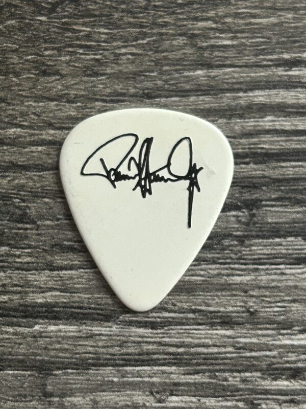 KISS Guitar Pick PAUL STANLEY Psycho Circus Tour White Black Vintage Kiss