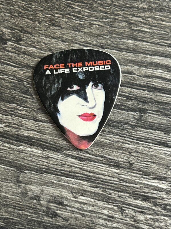 KISS Guitar Pick PAUL STANLEY Face The Music Book Promo 2014 Vintage Kiss